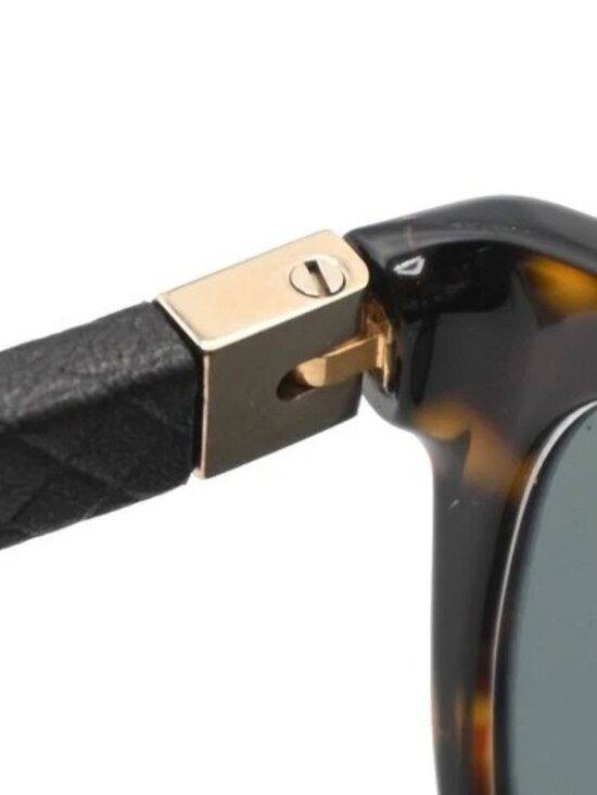 CHANEL CC Logos Sunglasses Eye Were Plastic Metal Brown 3229-Q-A 67KC557 main image 8